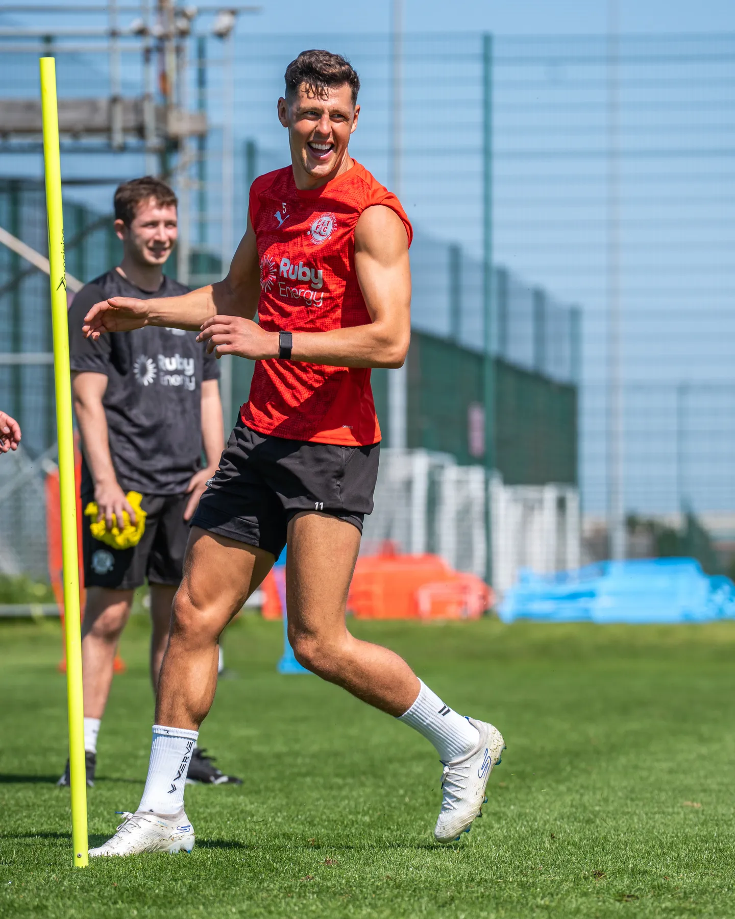 Gallery: Heat turns up at Poolfoot as Town wrap up another week of pre ...