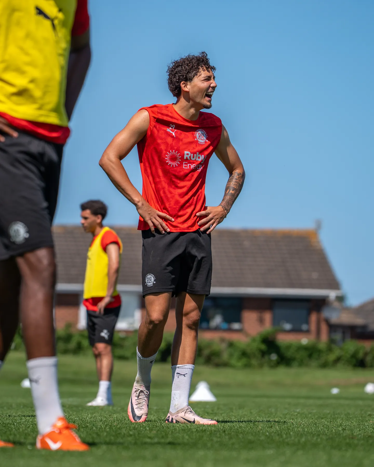 Gallery: Heat turns up at Poolfoot as Town wrap up another week of pre ...