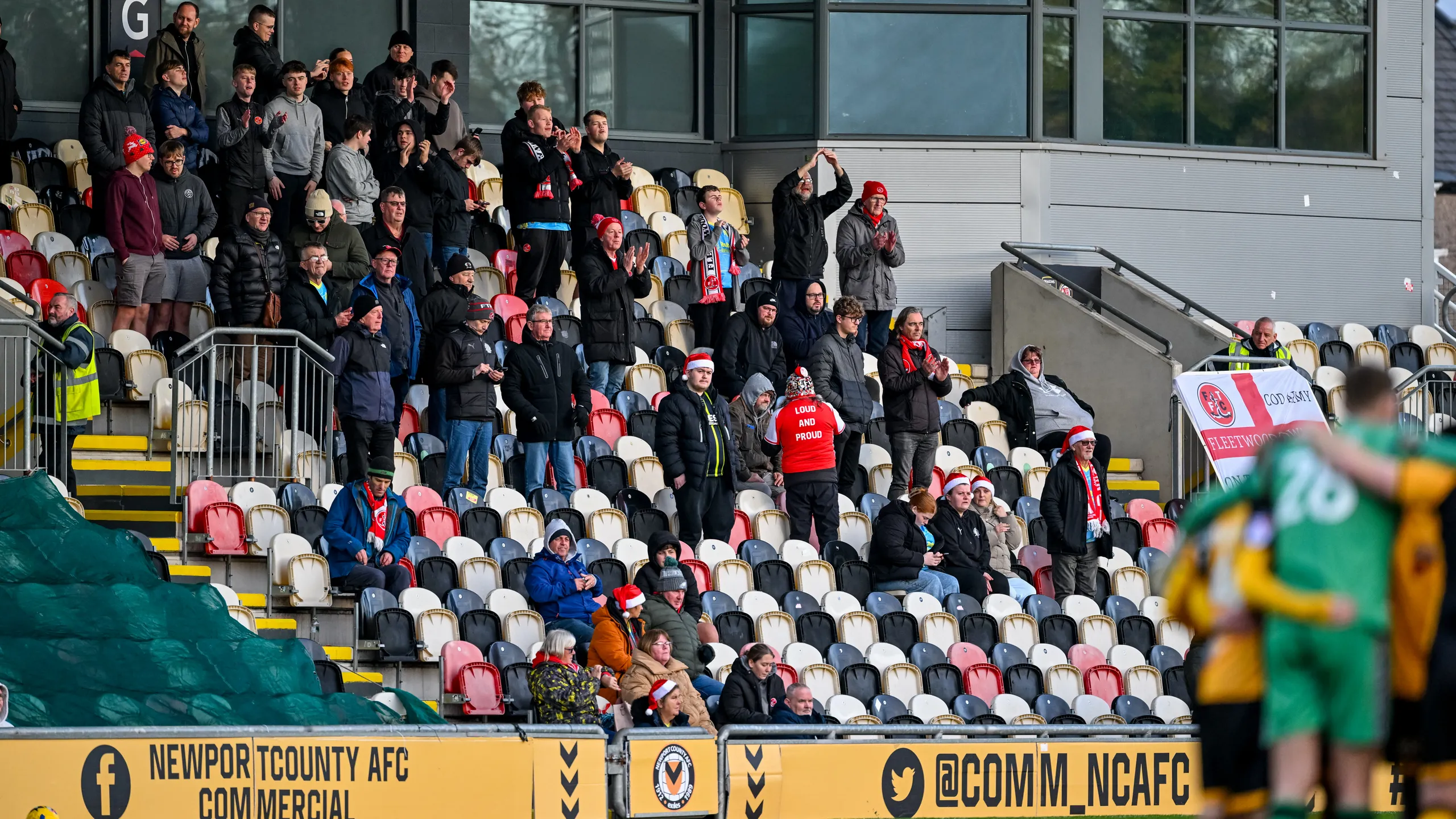 Fan Gallery: Cod Army in fine voice at Rodney Parade - Fleetwood Town ...