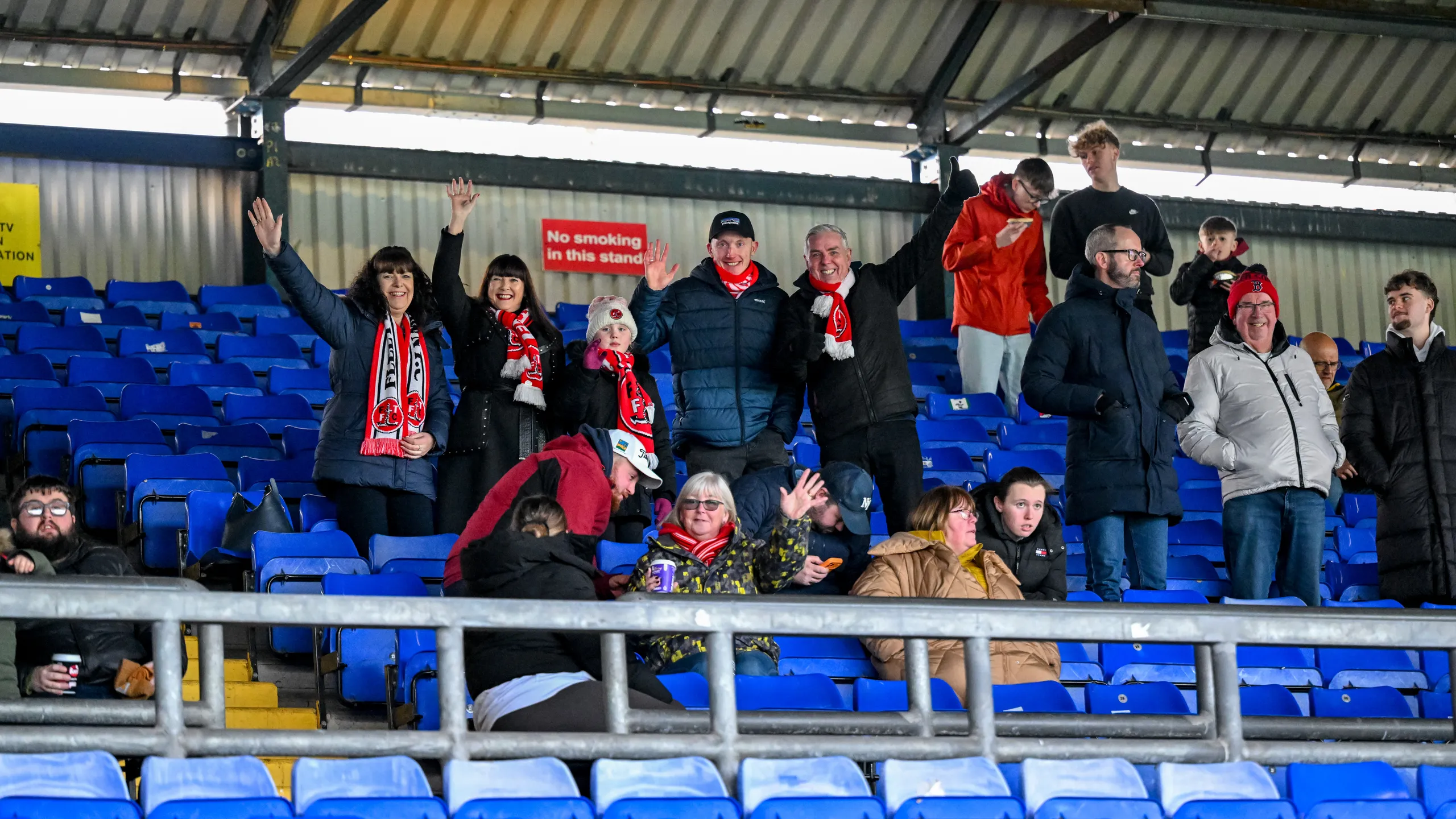 Fan Gallery: Cod Army in fine voice at Boundary Park - Fleetwood Town ...